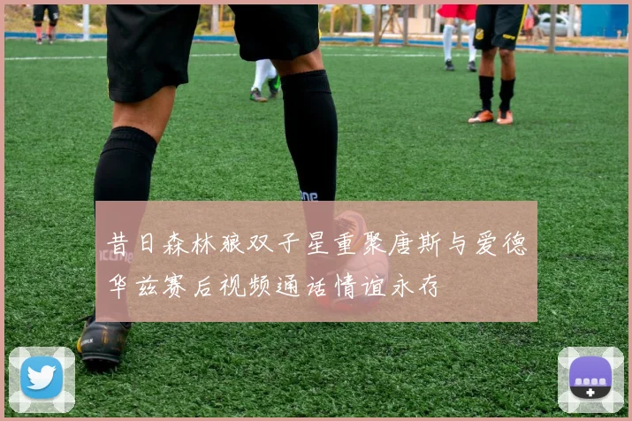 昔日森林狼双子星重聚唐斯与爱德华兹赛后视频通话情谊永存